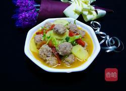 西红柿土豆煮肉丸的做法图解15