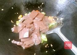 双椒炒猪血的做法图解6