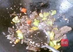 双椒炒猪血的做法图解8