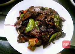 双椒炒猪血的做法图解9