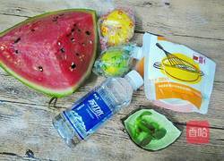 西瓜檸檬氣泡飲的做法圖解1