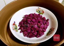 椰奶紫薯西米露的做法图解3