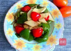 彩椒爆炒杏鲍菇的做法图解7