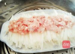 蒸肉末白萝卜丝的做法图解7
