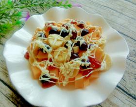 哈密瓜香蕉沙拉[图]
