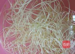 绿豆芽炒火腿肠的做法图解1