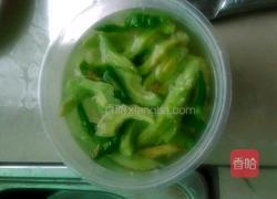 清炒苦瓜的做法图解3