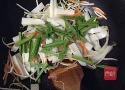 绿豆芽炒年糕的做法图解6