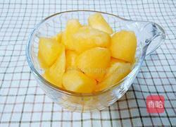 哈密瓜酸奶球的做法图解3