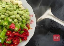 辣椒炒青豆的做法图解5