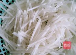 青炒白萝卜丝的做法图解4