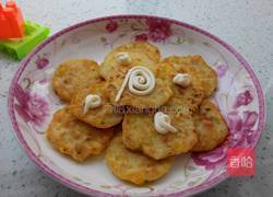 白萝卜玉米粒鸡蛋饼的做法图解10