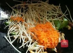 银芽炒三丝的做法图解5