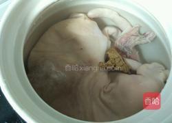 猪肚炖莲子的做法图解3
