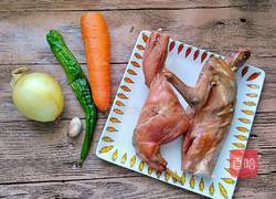 三鲜兔肉的做法图解1