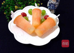  #哈密瓜#哈密瓜冰棍的做法图解5