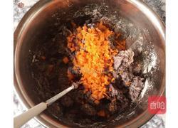 黑米豆渣饼的做法图解3