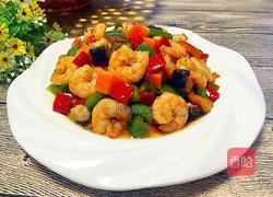 彩蔬炒虾仁的做法图解8