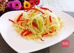 彩椒炒土豆丝的做法图解8