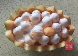 哈密瓜酸奶盏的做法图解8