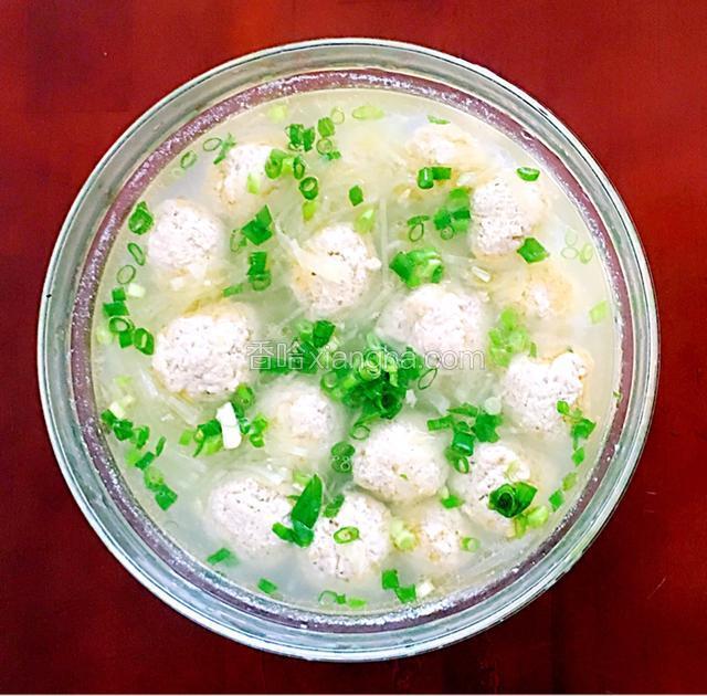 鲜肉丸豆腐汤