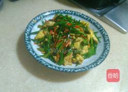 韭菜花胡萝卜炒鸡蛋的做法图解5