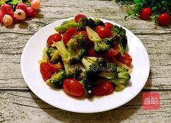 圣女果炒西兰花的做法图解10