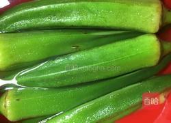 白灼秋葵的做法图解9