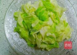 蚝油卷心菜的做法图解4