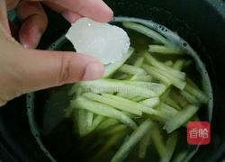 西瓜皮绿豆甜汤的做法图解6