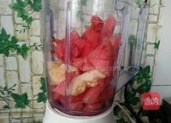 白沙蜜西瓜汁（冰镇）的做法图解2