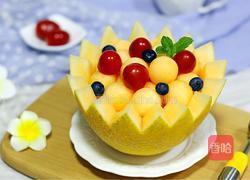 哈密瓜果盘的做法图解10