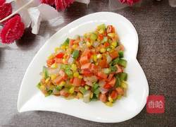 彩椒火腿炒玉米的做法图解6