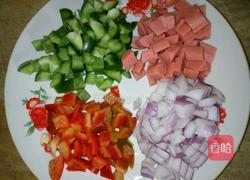 彩椒火腿炒玉米的做法图解2