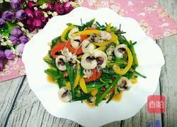 彩椒韭菜花炒墨鱼仔的做法图解8