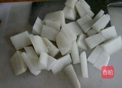 白萝卜炖牛杂的做法图解2