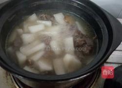 白萝卜炖牛杂的做法图解6