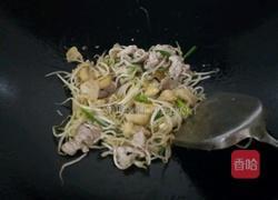 绿豆芽炒肉片（猪油膏版)的做法图解8