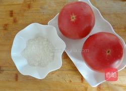 糖拌西红柿的做法图解1