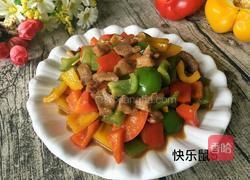 酱爆彩椒肉丁的做法图解10