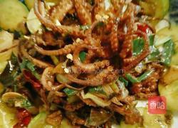 章鱼炒黄瓜的做法图解4