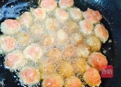 干炸五香丸子。的做法图解6