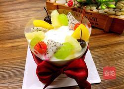 哈密瓜夹心水果蛋糕的做法图解9