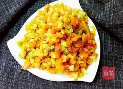 菜椒三丁的做法图解11