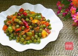 彩椒炒豌豆的做法图解10