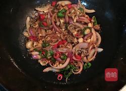 彩椒洋葱炒墨鱼仔的做法图解8