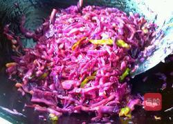 素炒紫甘蓝的做法图解5