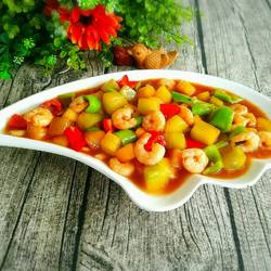 哈密瓜炒虾仁的做法[图]