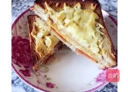 马苏里拉奶酪三明治的做法图解10