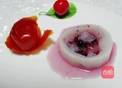 蓝莓浇汁白萝卜的做法图解5